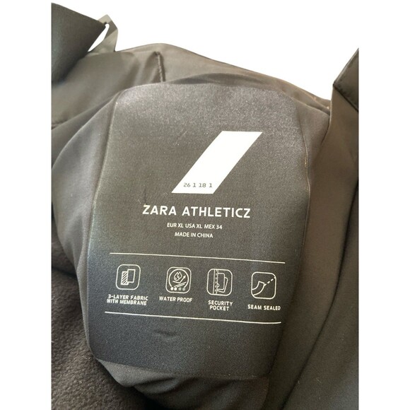 Zara Athleticz Men’s Waterproof Snow Pants XL Missing Button 3 Layer Seam Sealed - Picture 8 of 13